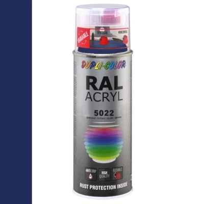 Afbeelding van Dupli Color Ral Acryl 5022 Nacht blauw Hoogglans 400 ml