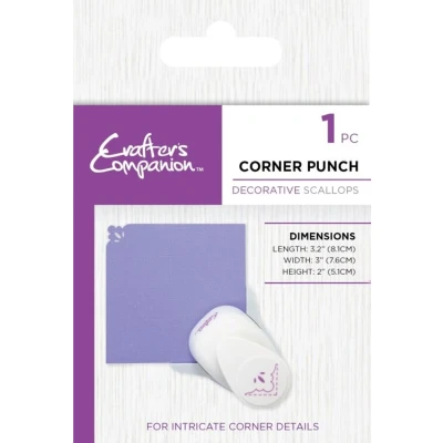 Afbeelding van Crafters Companion Corner Punch Decorative Scallops