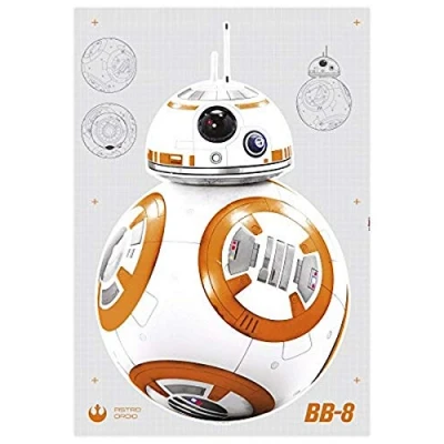 Afbeelding van Komar 14726h Star Wars BB 8 muursticker kinderkamer 100 x 70 cm