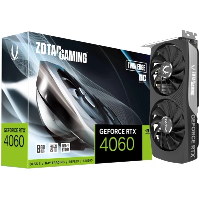 Afbeelding van Zotac Nvidia GeForce RTX 4060 Videokaart 8 GB GDDR6 RAM PCI Express, HDMI, DisplayPort