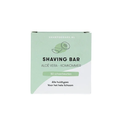 Afbeelding van ShampooBars Shaving Bar Aloe Vera &amp; Komkommer Haibu by Kapperskorting.com