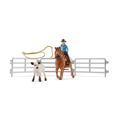 Image de SCHLEICH Equipe de Cowboy et leurs lassos 42577 Gamme Farm World