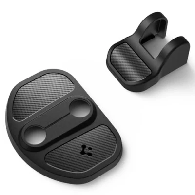Afbeelding van Spigen Set van 4 deurslotafdekkingen voor Tesla Model 3 2021 2023 en Y, hoogwaardige constructie, eenvoudig te installeren, ontworpen Accessoires Carbon Edition