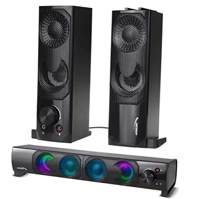 Afbeelding van Audiocore 2 in 1 2.0 PC luidspreker met Soundbar functie