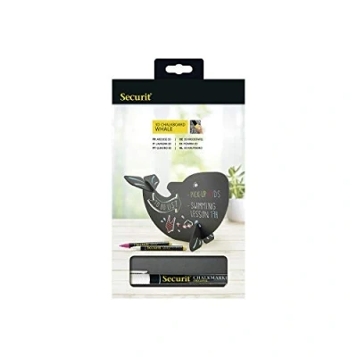 Image de Ardoise noire 3D Baleine Securit