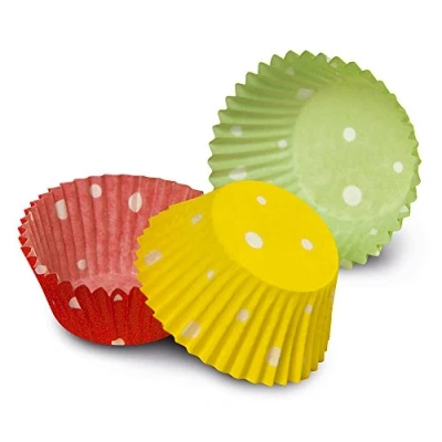 Afbeelding van Guardini Easy Bake 100 stuks kleurrijke taartvormen 7 cm