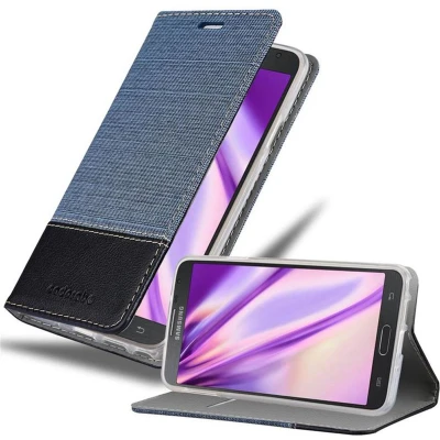 Afbeelding van Cadorabo Hoesje geschikt voor Samsung Galaxy NOTE 3 NEO in DONKERBLAUW ZWART Beschermhoes met magnetische sluiting, standfunctie en kaartvakje Book Case Cover Etui