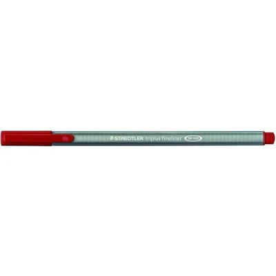 Afbeelding van triplus fineliner karmijnrood