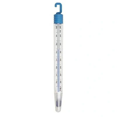 Afbeelding van TFA Dostmann koelkast en vriezerthermometer blauw kunststof analoog