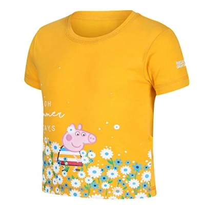 Afbeelding van Regatta Peppa Pig T Shirt Van Katoenmix Met Opdruk Voor Kinderen Wit