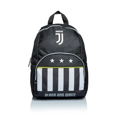 Afbeelding van Seven Rugzak Small JUVENTUS Best Match Wit en Zwart, Kleuterschool &amp; Vrije tijd, Taglia Unica, School zwart., tijd