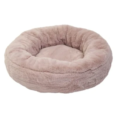 Afbeelding van Jack and Vanilla ronden hondenmand 45cm Softy basket Roze