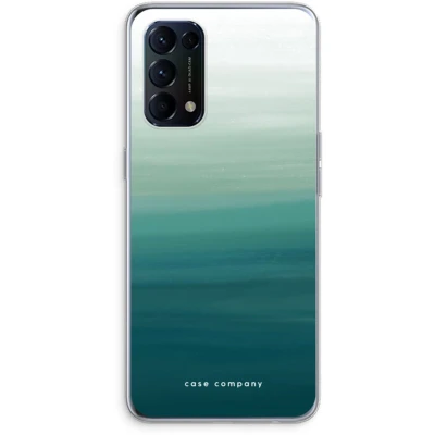 Afbeelding van Case Company® hoesje geschikt voor Oppo Find X3 Lite Ocean Soft Cover Telefoonhoesje Bescherming aan alle Kanten en Schermrand