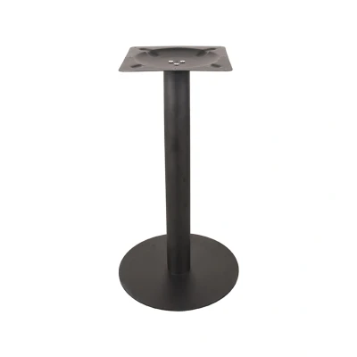 Afbeelding van LABEL51 Tafelpoot Enkel Rond Eetkamertafel Zwart Metaal 72 cm