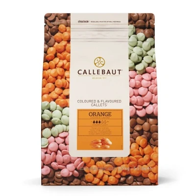 Afbeelding van Callebaut Chocolade Callets Sinaasappel 2,5 kg