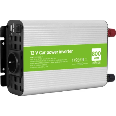 Afbeelding van Omvormer voor in de auto, 800 W