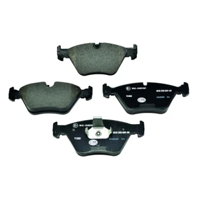 Afbeelding van HELLA 8DB 355 009 001 Remblokkenset Geschikt voor slijtage waarschuwingscontact BMW: 3 Saloon, Touring, Coupe, ROVER: 75, 75 Tourer, MG: ZT Saloon