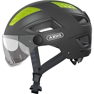 Afbeelding van ABUS Hyban 2.0 ACE Stadshelm Stevige Fietshelm Voor Dagelijks Gebruik met ABS hardshell Dames en Heren Grijs, Maat XL
