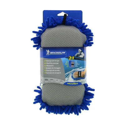 Afbeelding van Michelin 009483 Washandschoen Polyester Blauw, Beige
