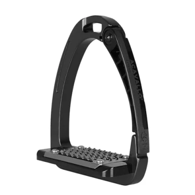 Image de Acavallo Étriers Arena Alupro Charcoal/Noir 12cm