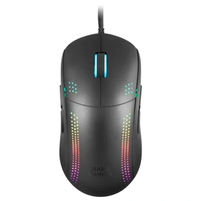 Image de Souris Mars Gaming MMPRO Avec Fil 32000DPI 9 Boutons Droitier Ambidextre Noir