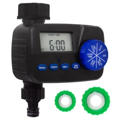 Afbeelding van GreenBlue Elektronische besproeiingscontroller irrigatiesysteem programmeerapparaat, voeding 2x1,5V AA, GB390