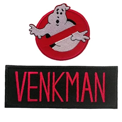 Afbeelding van Ghostbuster Opstrijkbare patches met Venkman logo, 2 stuks