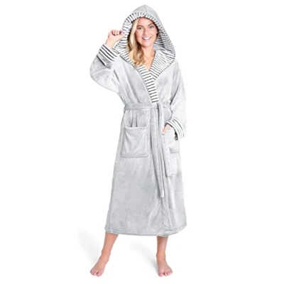 Afbeelding van CityComfort Dames Winterbadjas van zacht fleece S XL
