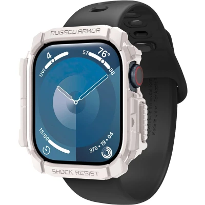 Afbeelding van Spigen Robuust pantser, Smartwatch accessoires, Beige