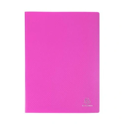 Image de Protège documents A4 EXACOMPTA Opak rose 60 vues 30 pochettes