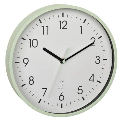 Afbeelding van TFA Dostmann 60.3550.04 Wandklok Zendergestuurd 24.5 cm x 4.2 Mint