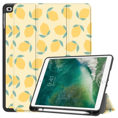 Afbeelding van imoshion Tablet Hoes Geschikt voor iPad Air 2 (2014) / 1 (2013) 6e generatie (2018) 9.7 inch 5e (2017) Design Trifold Bookcase Citrus Dream