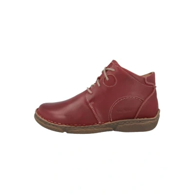 Afbeelding van Josef Seibel Sportieve veterschoenen, Dames, Maat: 36, Red Leer