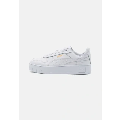 Afbeelding van PUMA Carina Street Jr Sneakers voor meisjes, WHITE GOLD, 37.5 EU