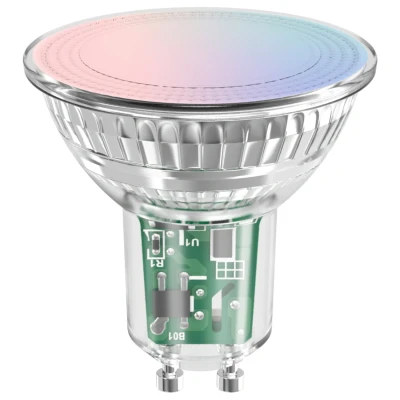 Afbeelding van BT Mesh Smart LED Reflectorlamp (glas) GU10 4.9W 345lm 2700 6500K+RGB Calex