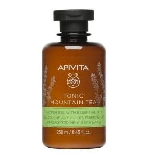 Afbeelding van Apivita Gel Soin du corps Tonic Mountain Tea douche aux Huiles essentielles