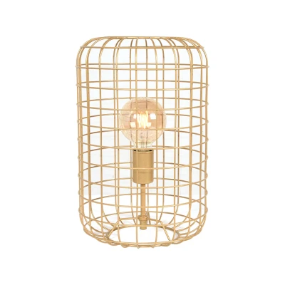 Afbeelding van LABEL51 Tafellamp Solido 26x26x40cm Goud Metaal