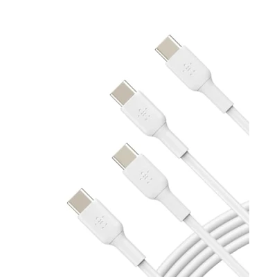 Afbeelding van USB C kabel Belkin CAB003BT1MWH2PK Wit 1 m (2 Stuks)