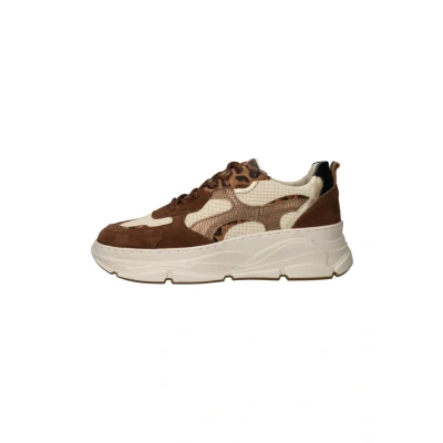 Afbeelding van Loff1881 Jilly Sneakers laag, Dames, Maat: 44, Bruin Schoenen