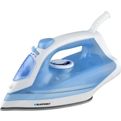 Afbeelding van Blaupunkt HSI201BL strijkijzer Droog &amp; stoomstrijkijzer Blauw, Wit 2170 W
