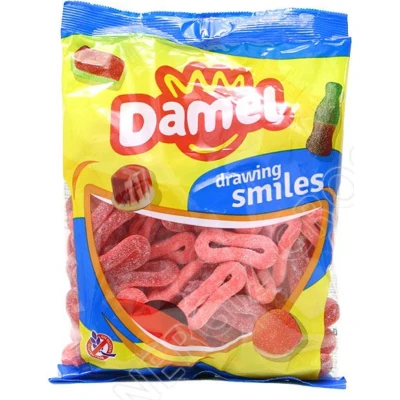 Afbeelding van Damel Gesuikerde Aardbei Ringen 1 Kilo