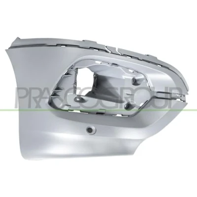 Afbeelding van PRASCO OP9131113 Bumper Rechts voor met grondlaag sensorhouder OPEL: Combo E Box Body / Estate
