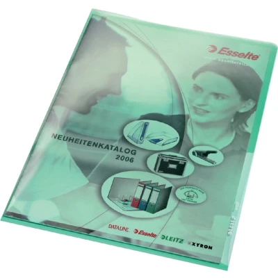 Afbeelding van L map Leitz Premium copy safe 0.15mm PVC A4 groen