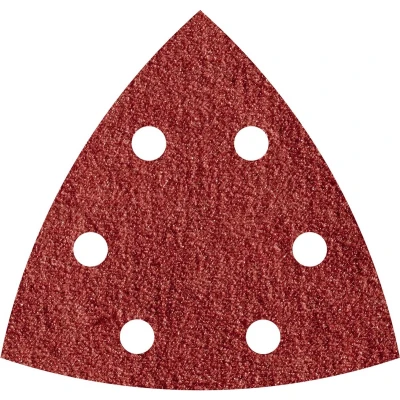 Afbeelding van Wolfcraft 1854000 EasyFix Deltaschuurpapier Klittenband K240 95mm Hout / Metaal (5st)