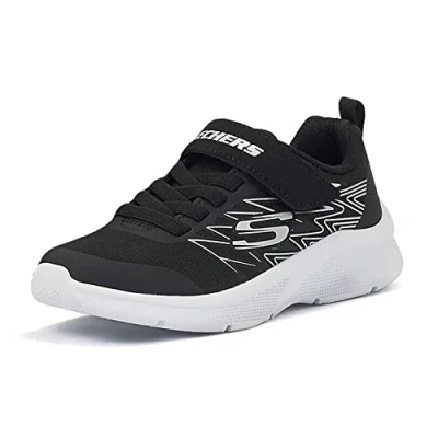Afbeelding van Skechers MICROSPEC TEXLOR Sneakers voor jongens, Zwart textiel, zwarte zilveren rand