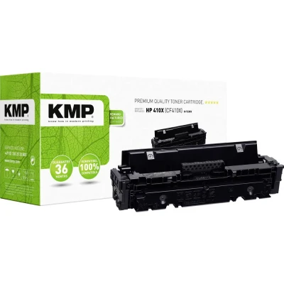 Afbeelding van KMP Toner vervangt HP 410X, CF410X Compatibel Zwart 6500 bladzijden H T239X 2538,3000
