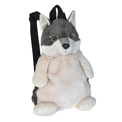 Afbeelding van Wild Republic Rugzak Wolf Junior 2,7 Liter Pluche Grijs/wit