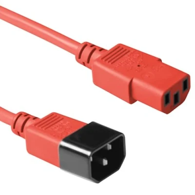 Image de ACT Rallonge de câble d&#039;alimentation IEC 60320 C14 pour C13 CA 230 V 3 m RAL 3020