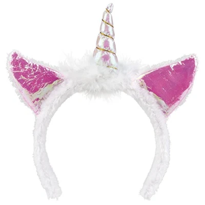 Afbeelding van Tiara Eenhoorn met roze oortjes