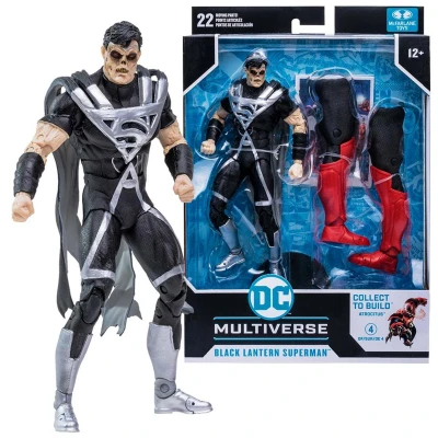 Afbeelding van DC Multiverse Build A Action Figure Black Lantern Superman (Blackest Night) 18 cm